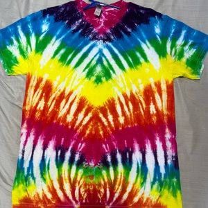 Tie dye tshirts all size Adult Large. 7 available